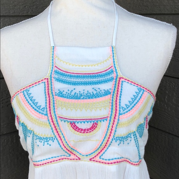entro Tops - Entro Summer Embroidered Tank